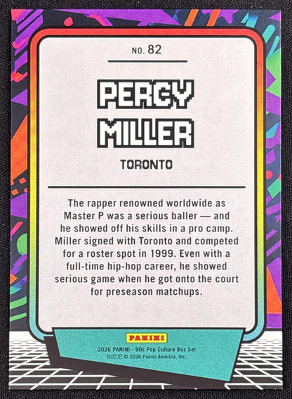 Percy Miller 2026 Panini 90s Pop Culture Yellow /299