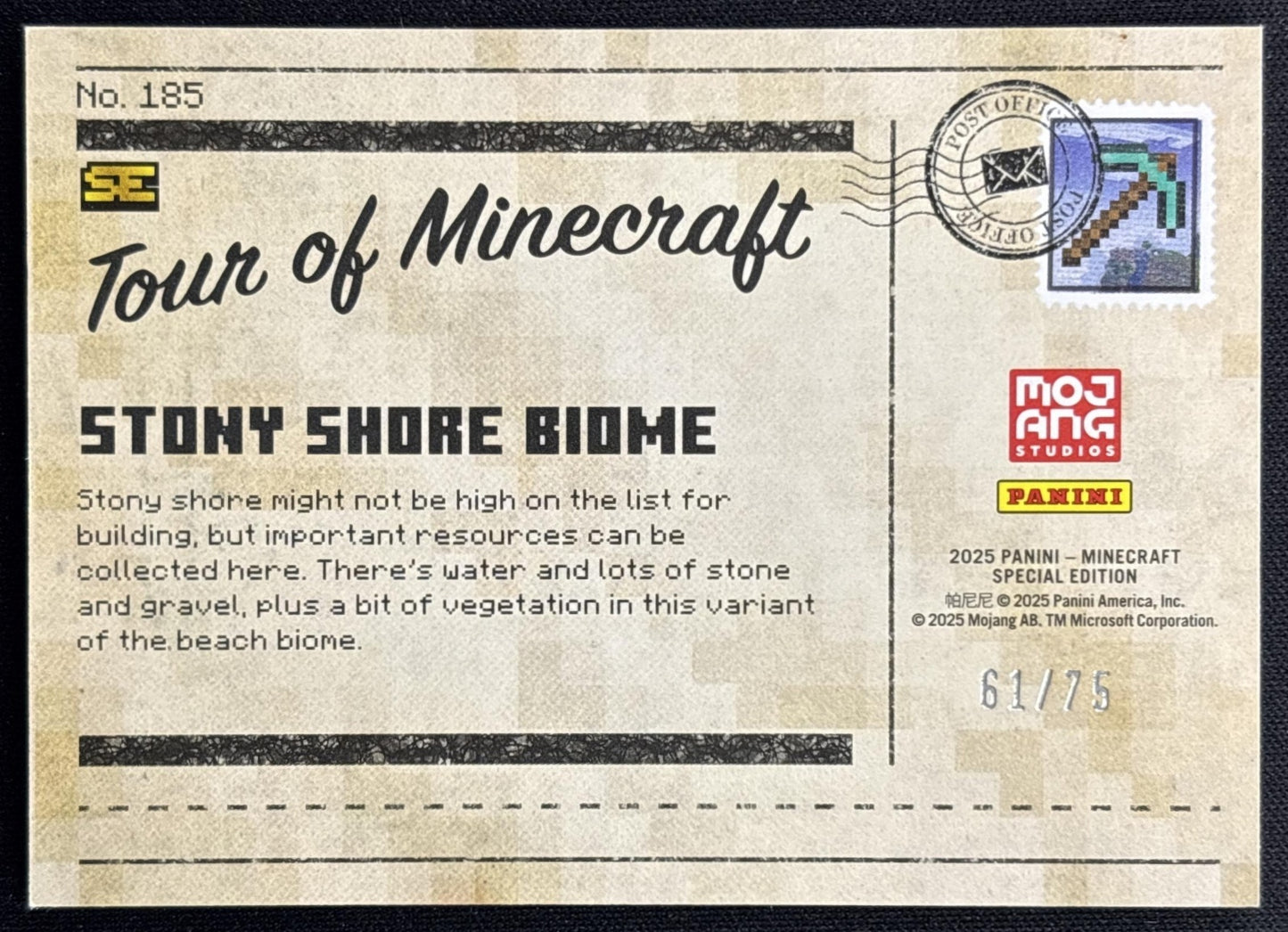 Ari 2025 Panini Minecraft Special Edition Iron /75 Sports Trading Cards