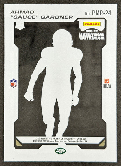 Ahmad "Sauce" Gardner 2022 Chronicles Playoff Momentum Rookies Jets