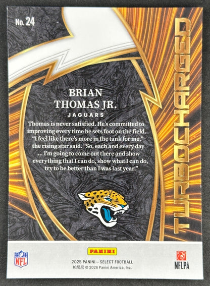 Brian Thomas Jr. 2025 Select Turbocharged Jaguars