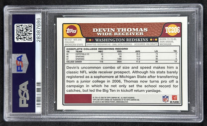 Devin Thomas 2008 Topps Chrome PSA 9
