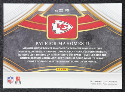 Patrick Mahomes II 2023 Panini Select Snapshots Chiefs