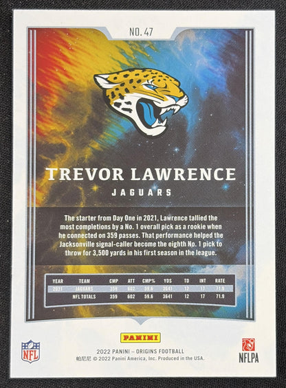 Trevor Lawrence 2022 Panini Origins Jaguars