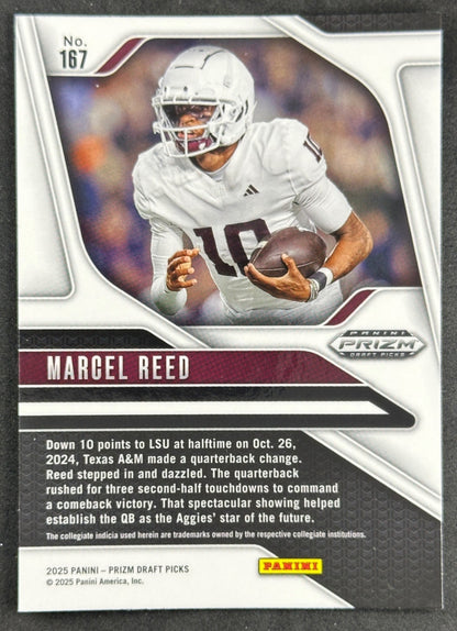 Marcel Reed 2025 Panini Prizm Draft Picks Aggies Sports Trading Cards