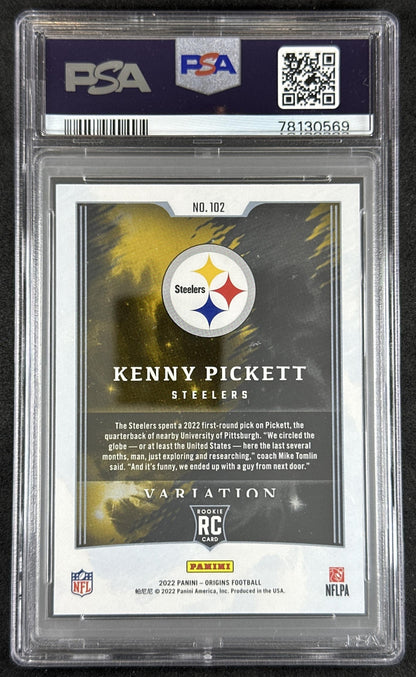 Kenny Pickett 2022 Panini Origins PSA 9
