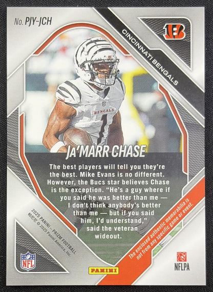 Ja'Marr Chase 2025 Panini Prizm Premier Jerseys Pink Bengals Cincinnati Bengals