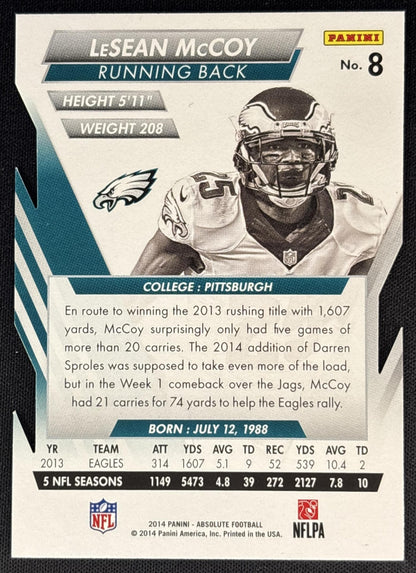 LeSean McCoy 2014 Panini Absolute Eagles