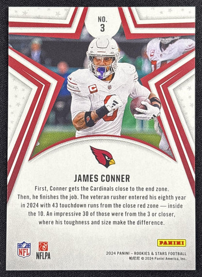 James Conner 2024 Panini Rookies & Stars Purple /299 Cardinals