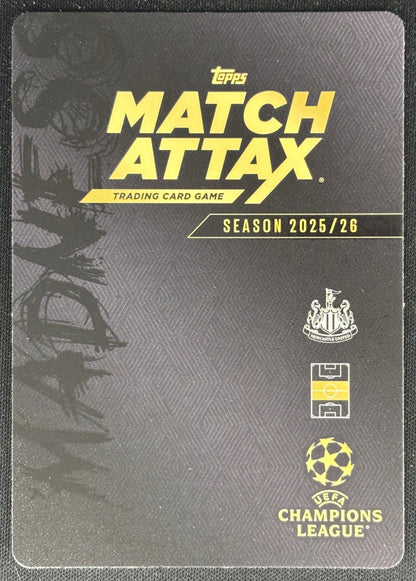 Bruno Guimaraes 2025 Match Attax Madness UEFA Champions League Common Newcastle Sports Trading Cards