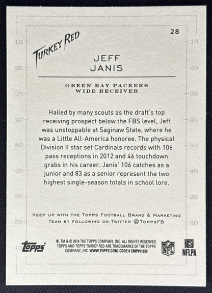 Jeff Janis 2014 Topps Turkey Red Packers Sports Trading Cards