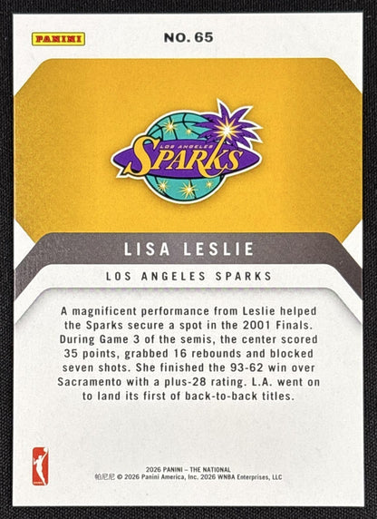 Lisa Leslie 2026 Panini NSCC Silver Pack Foil Sports Trading Cards