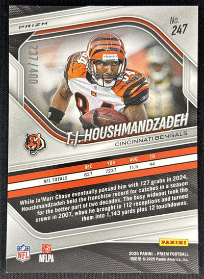 T.J. Houshmandzadeh 2025 Panini Prizm Pandora /400 Bengals back
