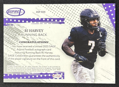 RJ Harvey 2025 SAGE Aspire Auto Blue