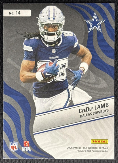 CeeDee Lamb 2025 Panini Revolution New Wave Cowboys Sports Trading Cards