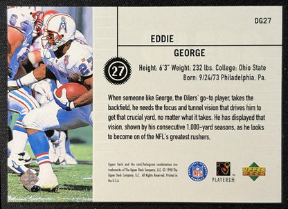 Eddie George 1998 Upper Deck Define the Game Titans