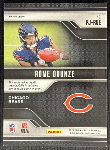 Rome Odunze 2024 Panini Prizm Premier Jerseys Bears