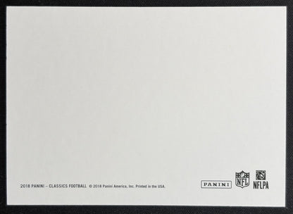 Warren Sapp 2018 Panini Classics Blank Back /50 49ers Sports Trading Cards