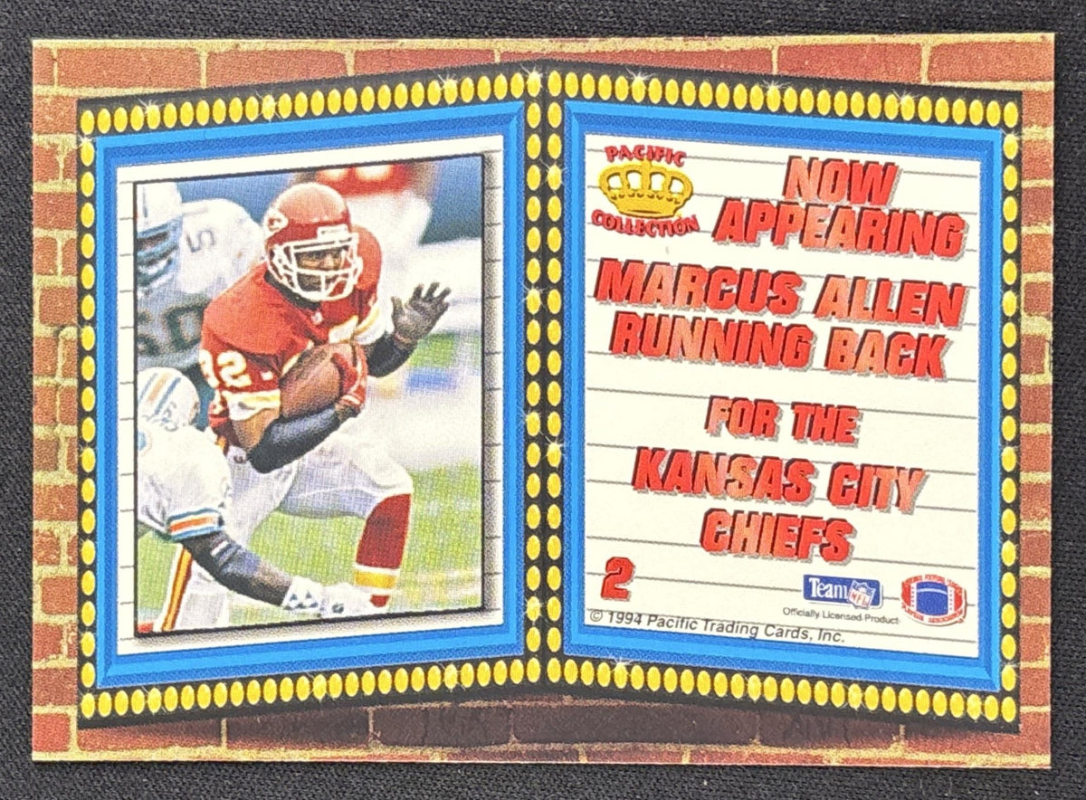 Marcus Allen 1994 Pacific Marquee Prisms Chiefs