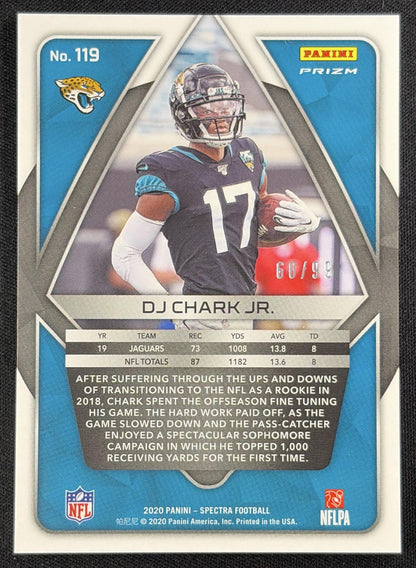 DJ Chark Jr. 2020 Panini Spectra /99 Jaguars