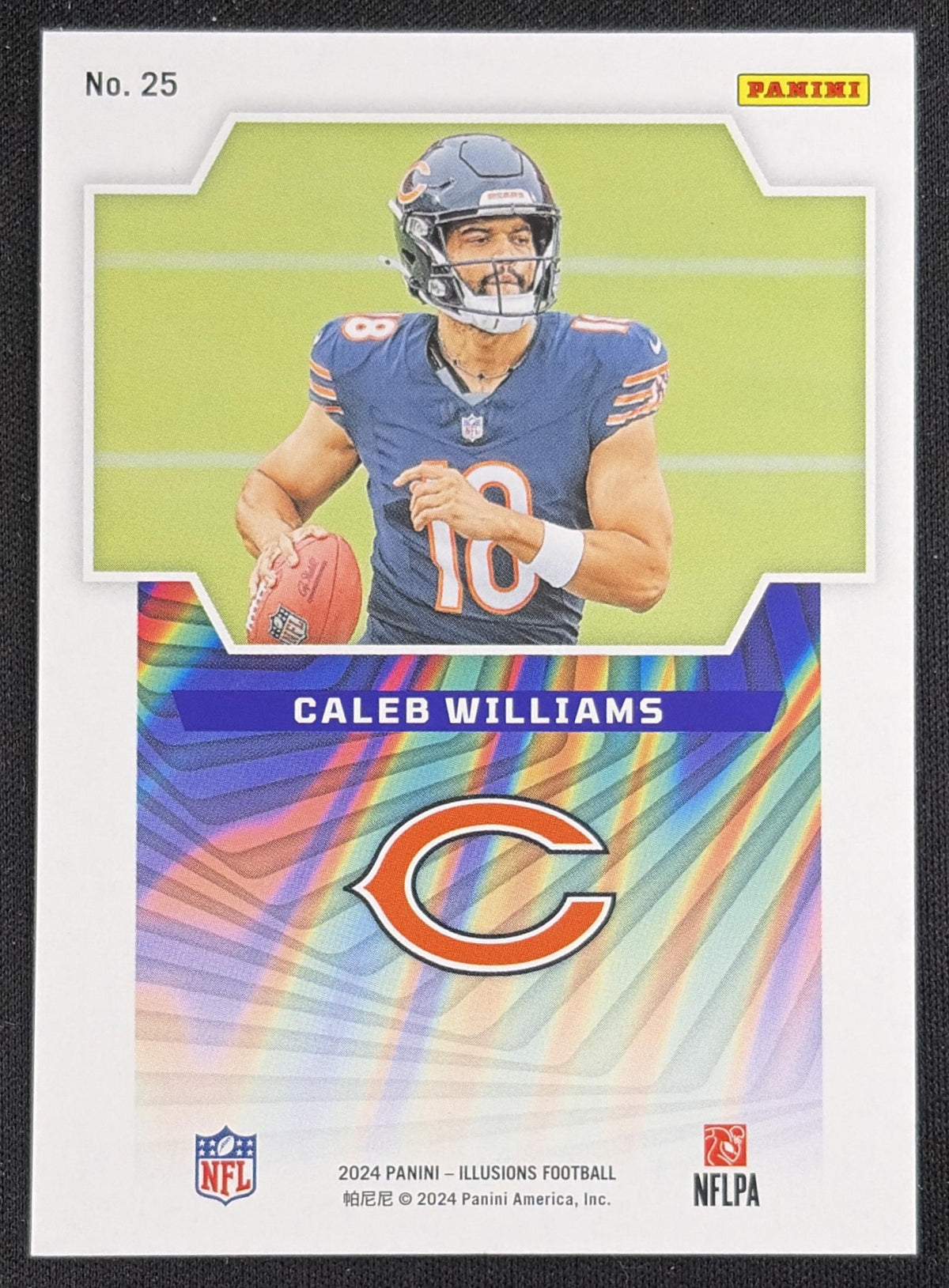 Caleb Williams 2024 Panini Illusions Game Magicians Bears