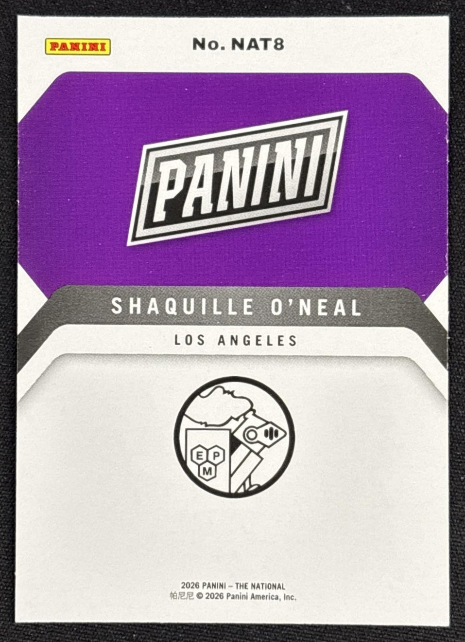 Shaquille O'Neal 2026 Panini NSCC National Promo Set Sports Trading Cards