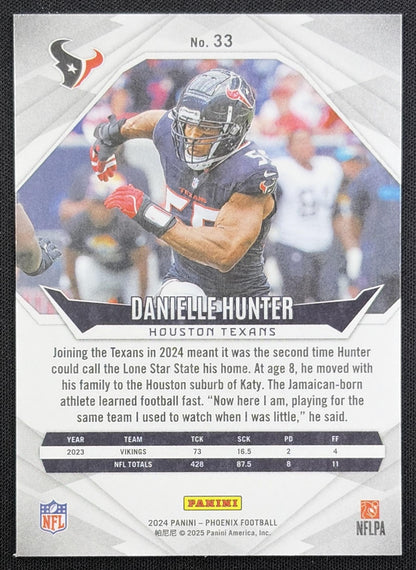 Danielle Hunter 2024 Panini Phoenix Lazer Texans