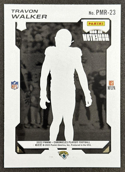 Travon Walker 2022 Panini Chronicles Playoff Momentum Rookies Jaguars