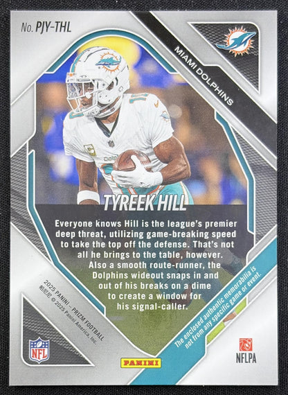 Tyreek Hill 2025 Panini Prizm Premier Jerseys Pink Dolphins