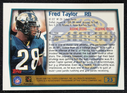 Fred Taylor 1999 Topps Jaguars