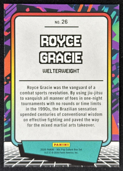 Royce Gracie 2026 Panini 90s Pop Culture Sports Trading Card