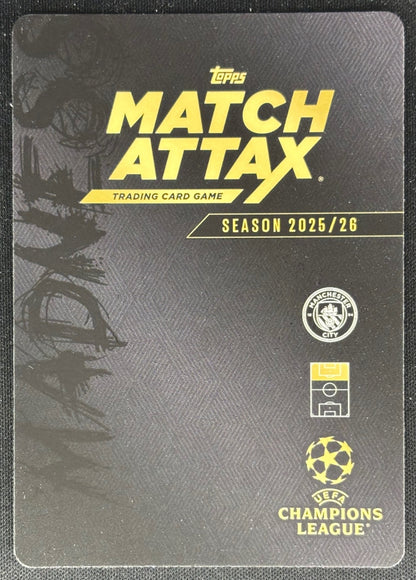 Jeremy Doku 2025 Topps Match Attax Madness UEFA Champions League Common Man City Sports Trading Cards