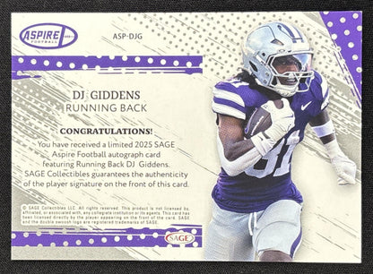 DJ Giddens 2025 SAGE Aspire Auto