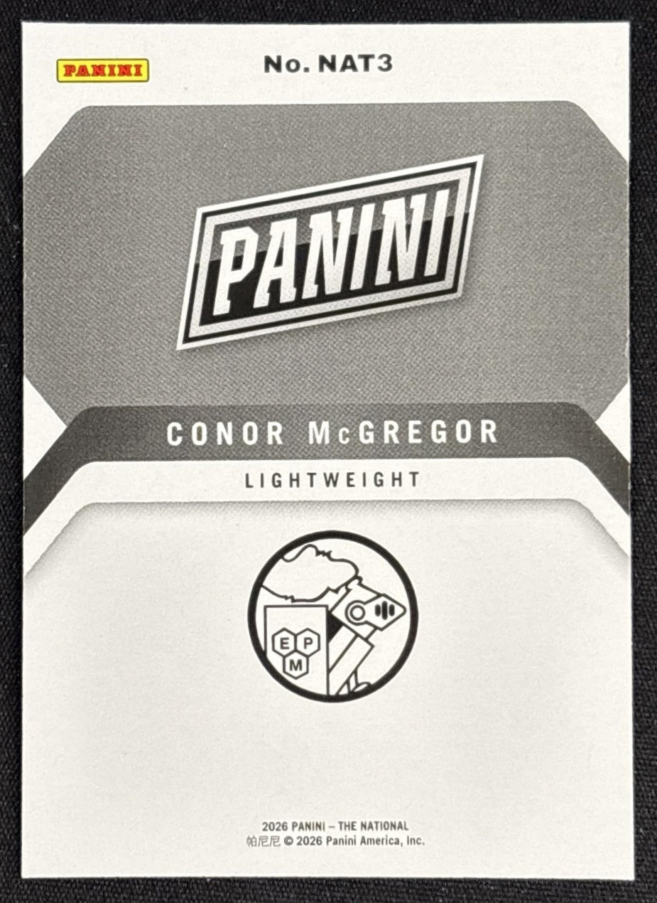 Conor McGregor 2026 Panini NSCC National Promo Set Sports Trading Cards