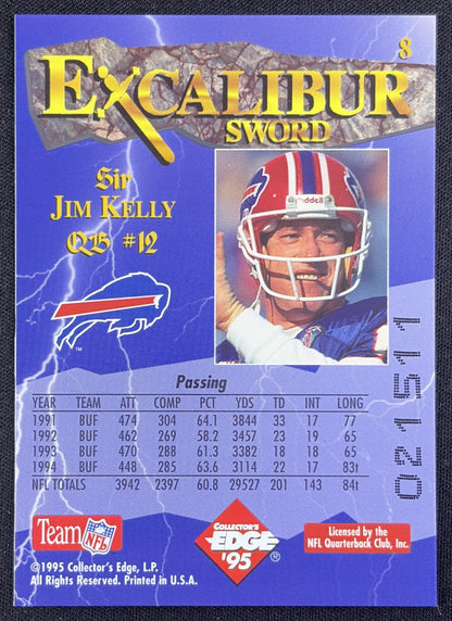 Jim Kelly 1995 Exclaibur Sword Bills