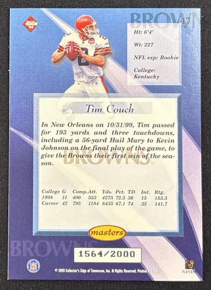 Tim Couch 2000 Collector's Edge Masters /2000 Browns
