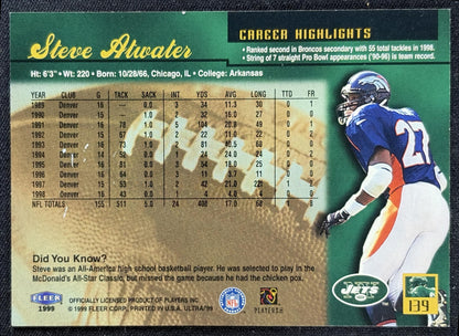 Steve Atwater 1999 Fleer Ultra Jets