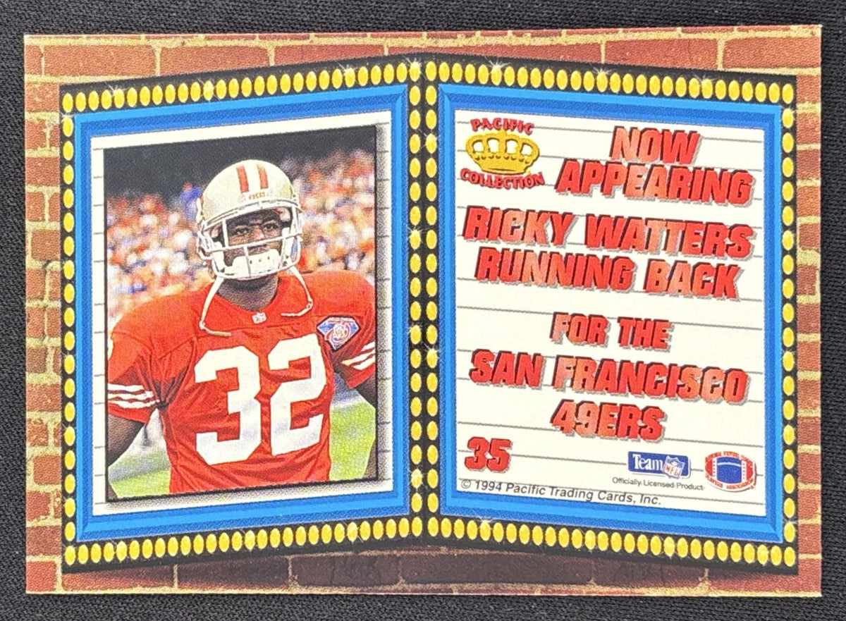 Ricky Watters 1994 Pacific Marquee Prisms 49ers