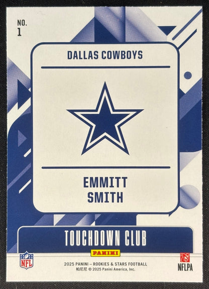 Emmitt Smith 2025 Rookies & Stars Touchdown Club Cowboys Football