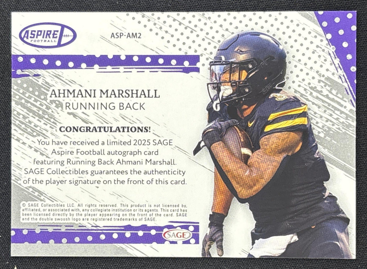 Ahmani Marshall 2025 SAGE Aspire Auto