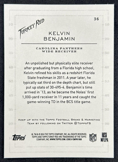 Kelvin Benjamin Rookie 2014 Topps Turkey Red Panthers