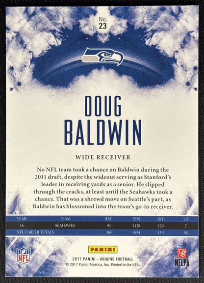 Doug Baldwin 2017 Panini Origins Red /299 Seahawks back