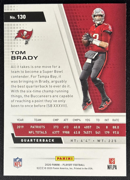 Tom Brady 2020 Panini Playoff Buccaneers Sports Trading Cards