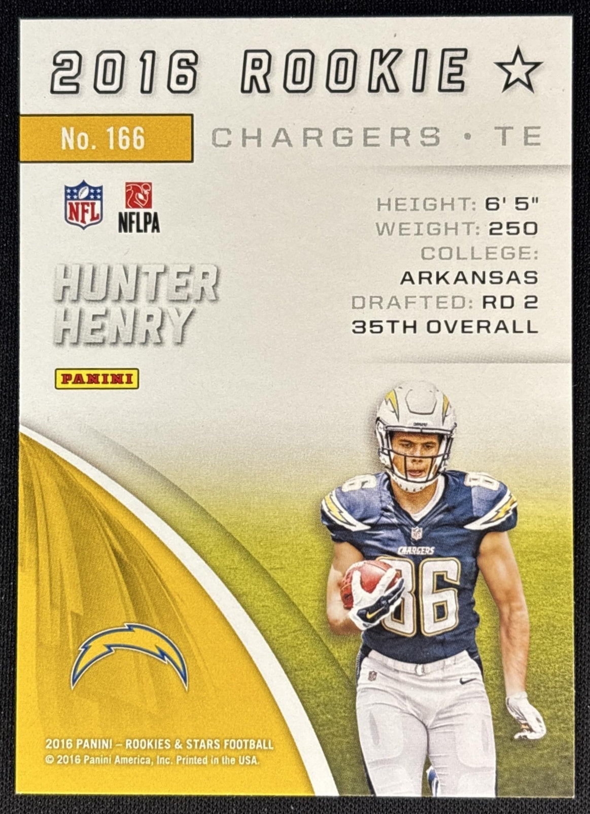 Hunter Henry 2016 Panini Rookies & Stars Chargers Sports Trading Cards