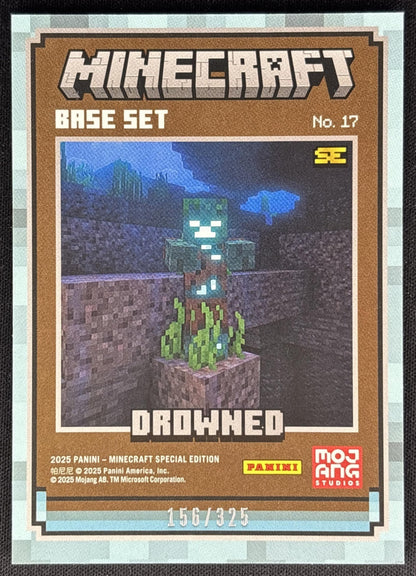 Drowned 2025 Panini Minecraft Special Edition /325 back
