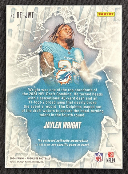 Jaylen Wright 2024 Panini Absolute Rookie Force