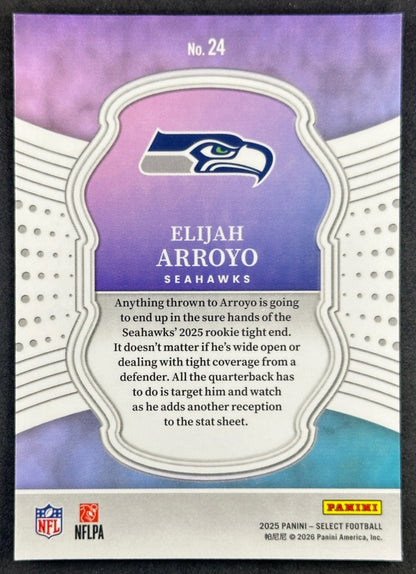 Elijah Arroyo Select Certified Seattle Seahawks Sports Trading Cards