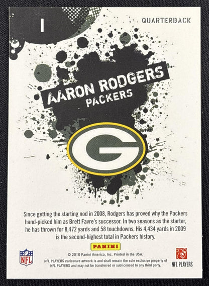Aaron Rodgers 2010 Panini Score NFL Players Packers