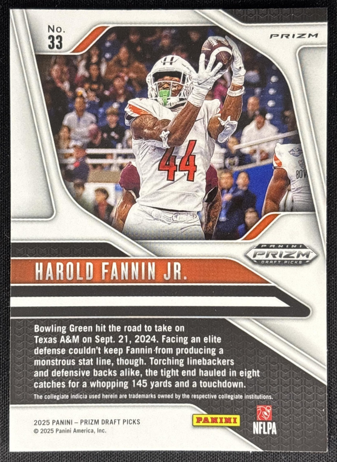 Harold Fannin Jr. 2025 Panini Prizm Draft Picks Red Ice Browns Sports Trading Cards
