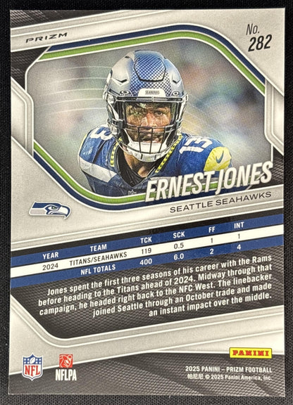 Ernest Jones 2025 Panini Prizm Green Flash