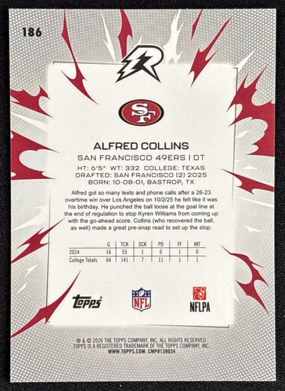 Alfred Collins 2025 Topps Resurgence 49ers